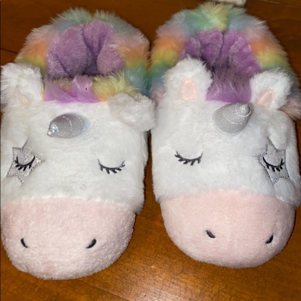 Unicorn slippers